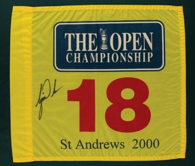 Lot #1810 Tiger Woods Signed Golf Flag - Image 2