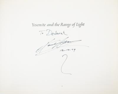 Lot #1304 Ansel Adams Signed Book - Image 2
