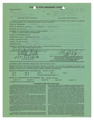 Lot #1725 Edith Head (4) Documents Signed - Image 1