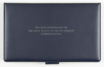 Lot #1169 Edmund Hillary and Tenzing Norgay Signed Commemorative Cover - Image 4