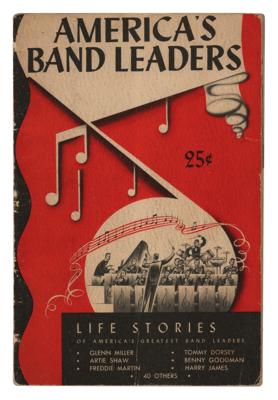 Lot #1613 Louis Armstrong, Gene Krupa, and Bandleaders Signed Booklet - Image 1