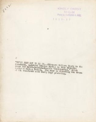 Lot #1685 Wallace Beery Signed Photograph - Image 2