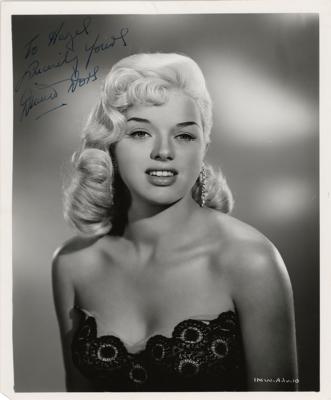Lot #1707 Diana Dors Signed Photograph - Image 1