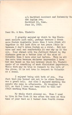 Lot #1574 Wallace Stevens Typed Letter Signed - Image 1