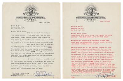 Lot #1688 Busby Berkeley (2) Typed Letters Signed - Image 1