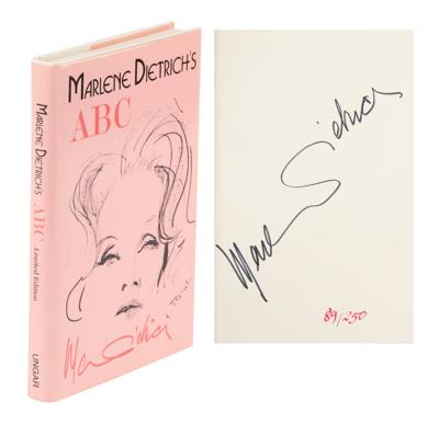 Lot #1703 Marlene Dietrich Signed Book - Image 1