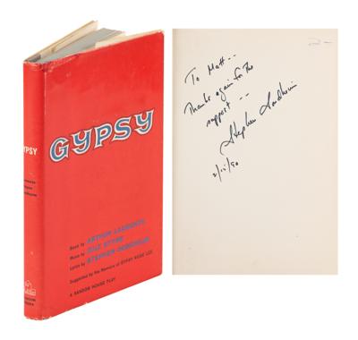 Lot #1622 Stephen Sondheim Signed Book - Image 1