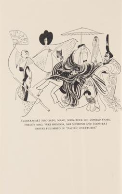 Lot #1623 Stephen Sondheim and Al Hirschfeld Signed Book - Image 4