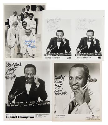 Lot #1615 Lionel Hampton (5) Signed Items - Image 1