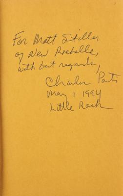 Lot #1562 Charles Portis Signed Book - Image 2