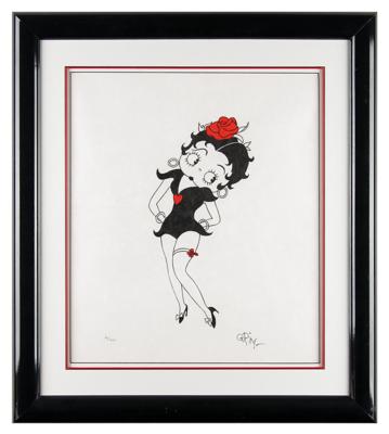 Lot #1412 Grim Natwick Signed Lithograph - Image 2