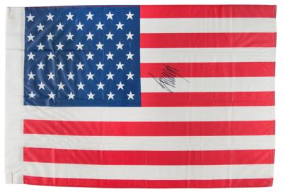 Lot #1074 Donald Trump Signed United States Flag - Image 1