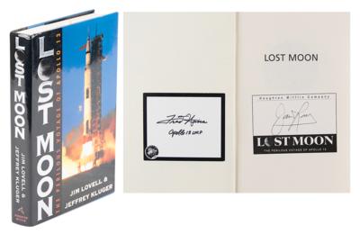 Lot #1274 Apollo 13: James Lovell and Fred Haise Signed Book - Image 1