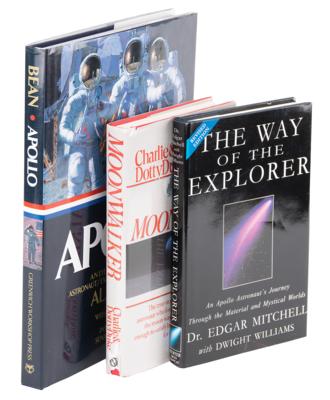 Lot #1290 Moonwalkers (3) Signed Books: Alan Bean, Charlie Duke, and Edgar Mitchell - Image 1