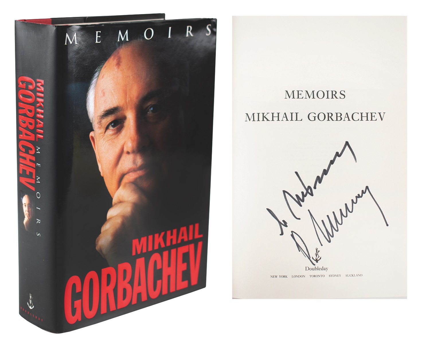 Lot #1161 Mikhail Gorbachev Signed Book - Image 1