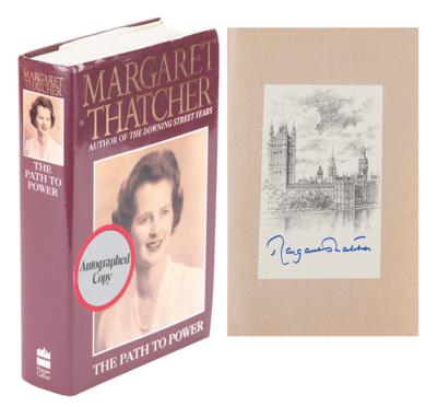 Lot #1222 Margaret Thatcher Signed Book - Image 1