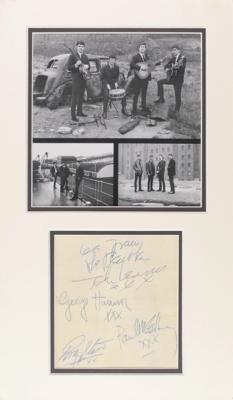 Lot #1588 Beatles Signatures - Image 1