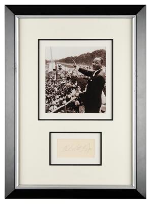 Lot #1082 Martin Luther King, Jr. Signature - Image 1