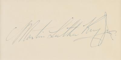 Lot #1082 Martin Luther King, Jr. Signature - Image 2