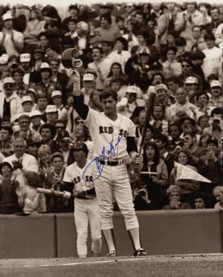 Lot #2018 Carl Yastrzemski Signed Oversized Photograph - Image 1