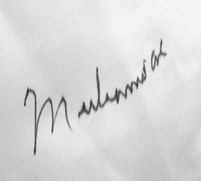 Lot #1905 Muhammad Ali Signed Boxing Robe and Trunks - Image 4