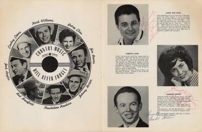 Lot #1628 Country Stars Signed Program - Image 3