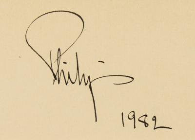 Lot #1116 Queen Elizabeth II and Prince Philip Signed Oversized Photographs - Image 4