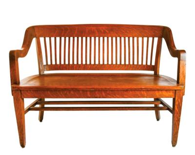 Lot #1658 Forrest Gump: Screen-Used School Bench - Image 1