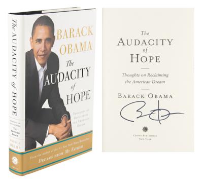 Lot #1058 Barack Obama Signed Book - Image 1