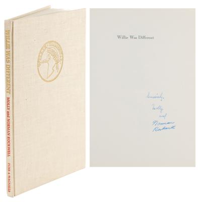 Lot #1315 Norman Rockwell Signed Book - Image 1
