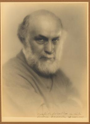 Lot #1307 Antoine Bourdelle Signed Oversized Photograph - Image 1
