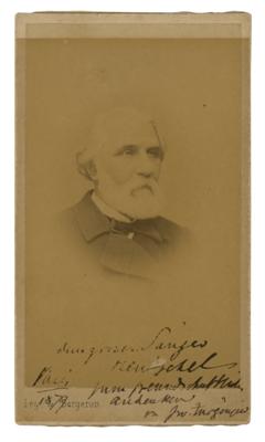Lot #1515 Ivan Turgenev Signed Photograph - Image 1