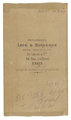 Lot #1515 Ivan Turgenev Signed Photograph - Image 2