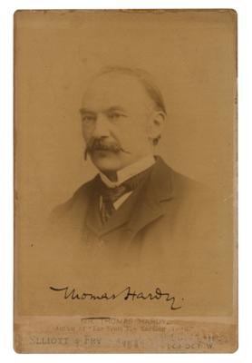 Lot #1506 Thomas Hardy Signed Photograph - Image 1