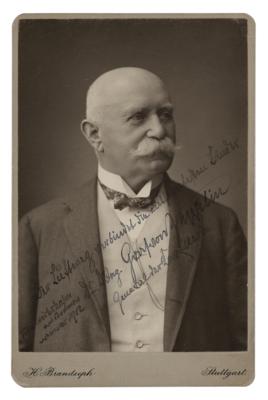 Lot #1266 Ferdinand Graf von Zeppelin Signed Photograph - Image 1