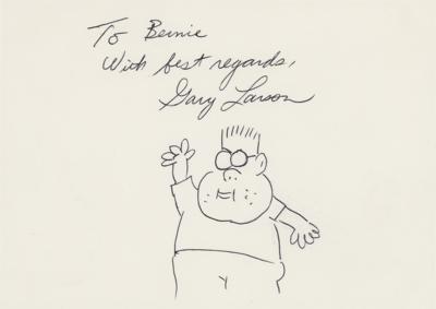 Lot #1405 Gary Larson Original Sketch