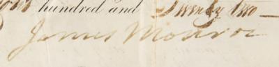 Lot #1002 James Monroe and John Quincy Adams Document Signed as President and Secretary of State - Image 2