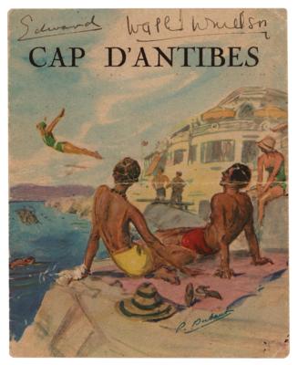 Lot #1235 Duke and Duchess of Windsor Signed Pamphlet - Image 1