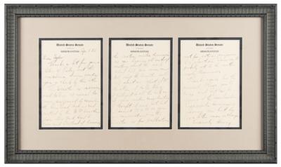 Lot #1014 Harry S. Truman Autograph Letter Signed - Image 1