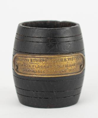 Lot #1255 Horatio Nelson: HMS Victory Wooden Artifact Wooden Artifact - Image 1