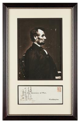 Lot #1007 Abraham Lincoln Autograph Endorsement Signed - Image 1
