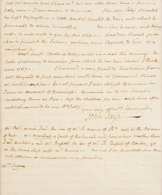 Lot #1084 John Jay Autograph Letter Signed - Image 2