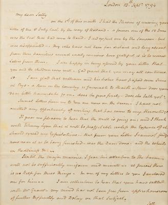 Lot #1084 John Jay Autograph Letter Signed - Image 3