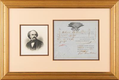 Lot #1545 Nathaniel Hawthorne Document Signed - Image 1