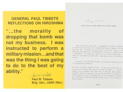 Lot #1246 Enola Gay (2) Signed Items - Image 1