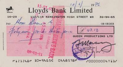 Lot #1598 Queen (2) Signed Checks - Image 1