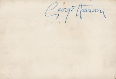 Lot #1589 Beatles: George Harrison Signed Photograph - Image 2