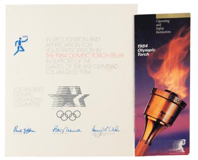 Lot #1800 Los Angeles 1984 Summer Olympics Torch Torch - Image 10