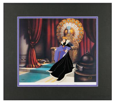 Lot #1386 'The Evil Queen' hand-painted limited edition cel from Snow White - Image 2