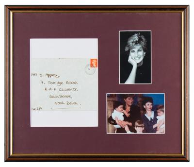 Lot #1197 Princess Diana Hand-Addressed Mailing Envelope - Image 1